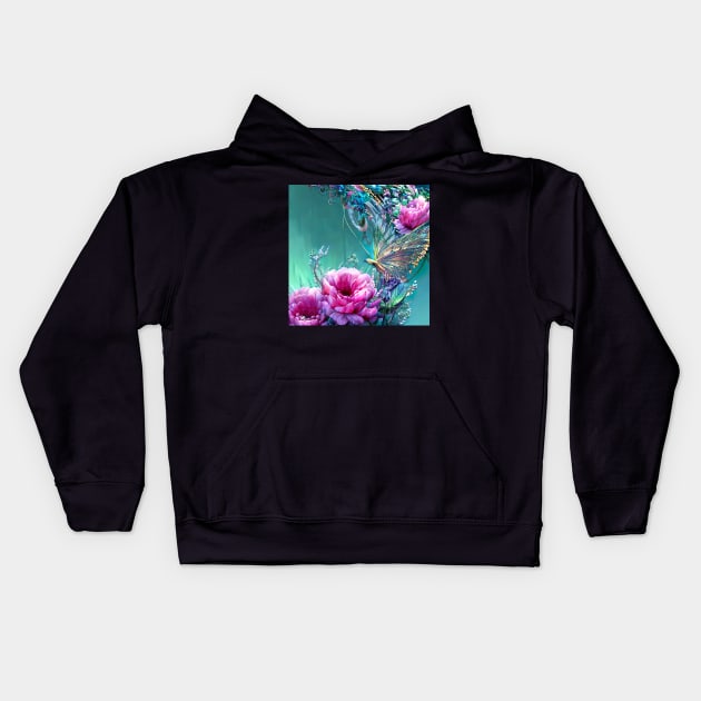 Flowery no.5 Kids Hoodie by moonspirits